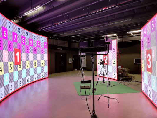 led video wall for filming