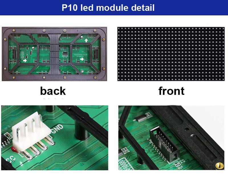 P10 экрани берунӣ LED (2)
